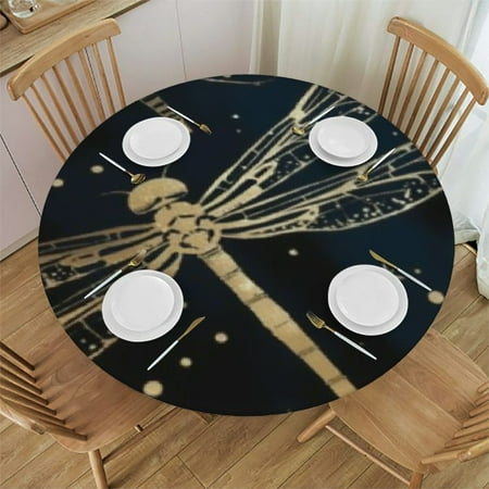 Wllo0ord Black Round Fitted Table Cloth with Elastic Edge Waterproof Vinyl Tablecloths Wipeable Circle Table Cover 54-58
Wllo0ord Black Round Fitted Table Cloth with Elastic Edge Waterproof Vinyl Tablecloths Wipeable Circle Table Cover 54-58
