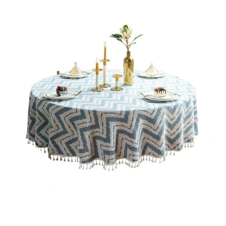 Round Tablecloth striped Tablecloth With Fringed Edge dustproof Non-slip Tablecloth For Living Room Kitchen dining Room-B-71inch
Round Tablecloth striped Tablecloth With Fringed Edge dustproof Non-slip Tablecloth For Living Room Kitchen dining Room-B-71inch