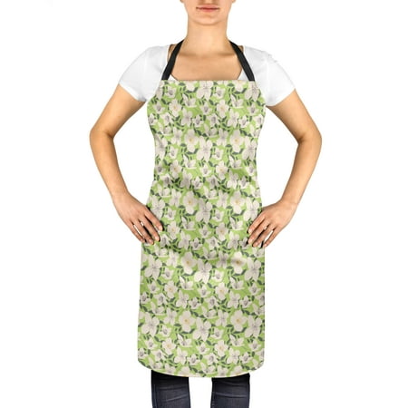 S4Sassy Green Leaves & Cardamine Floral Bib Kitchen Apron with Adjustable Belt For Cooking Chef Bib-24 x 32 Inches
S4Sassy Green Leaves & Cardamine Floral Bib Kitchen Apron with Adjustable Belt For Cooking Chef Bib-24 x 32 Inches