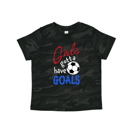 Inktastic Girls Gotta Have Goals with Soccer Ball Gift Toddler Boy or Toddler Girl T-Shirt
Inktastic Girls Gotta Have Goals with Soccer Ball Gift Toddler Boy or Toddler Girl T-Shirt