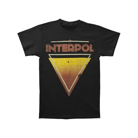 Interpol Men's Triangle Slim Fit T-shirt Black
