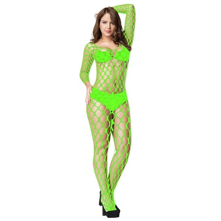 RPVATI Women Long Sleeve Sexy Lingerie See Through Bodysuit Fishnet Hollow Out Teddy
RPVATI Women Long Sleeve Sexy Lingerie See Through Bodysuit Fishnet Hollow Out Teddy