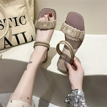 Cuhas Wide Sandals for Women SlippersLadies Sandals And Slippers Dual-purpose Wedges With Square toe Soft Sole
Cuhas Wide Sandals for Women SlippersLadies Sandals And Slippers Dual-purpose Wedges With Square toe Soft Sole