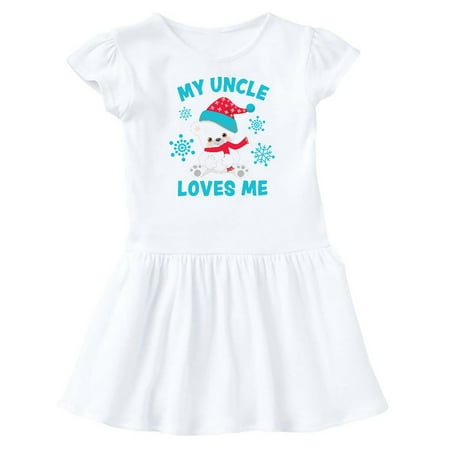 Inktastic Polar Bear My Uncle Loves Me in Santa Hat with Snowflakes Gift Baby Girl Dress
Inktastic Polar Bear My Uncle Loves Me in Santa Hat with Snowflakes Gift Baby Girl Dress