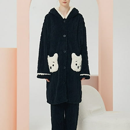 Yilirongyumm Black M Women s Trousers Suit Women Couples Pajamas Set Button Warm Winter Flannel Pajamas Set Long Sleeve Long Pant Set Solid Button Suit
Yilirongyumm Black M Women s Trousers Suit Women Couples Pajamas Set Button Warm Winter Flannel Pajamas Set Long Sleeve Long Pant Set Solid Button Suit