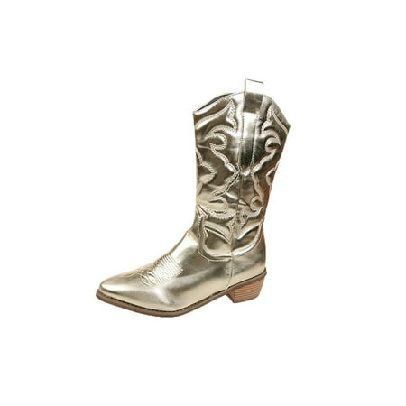 Crocowalk Women Cowgirl Shoes Embroidered Western Boot Pointed Toe Mid Calf Boots Walking Winter Shoe Casual Chunky Heel Vintage Comfort Gold 9
Crocowalk Women Cowgirl Shoes Embroidered Western Boot Pointed Toe Mid Calf Boots Walking Winter Shoe Casual Chunky Heel Vintage Comfort Gold 9