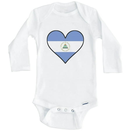 Nicaraguan Flag Baby Bodysuit - Cute Nicaraguan Flag Heart - Nicaragua Baby Bodysuit (Long Sleeve) 3-6 Months White
Nicaraguan Flag Baby Bodysuit - Cute Nicaraguan Flag Heart - Nicaragua Baby Bodysuit (Long Sleeve) 3-6 Months White