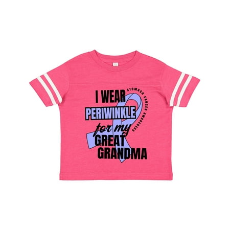 Inktastic I Wear Periwinkle for My Great Grandma Stomach Cancer Awareness Gift Toddler Boy or Toddler Girl T-Shirt
Inktastic I Wear Periwinkle for My Great Grandma Stomach Cancer Awareness Gift Toddler Boy or Toddler Girl T-Shirt
