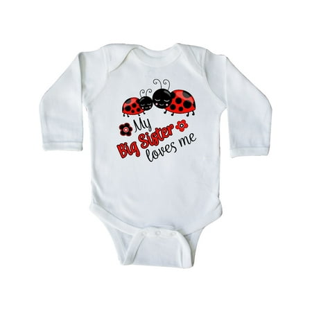 Inktastic My Big Sister Loves Me with Cute Ladybugs Gift Baby Boy or Baby Girl Long Sleeve Bodysuit
Inktastic My Big Sister Loves Me with Cute Ladybugs Gift Baby Boy or Baby Girl Long Sleeve Bodysuit
