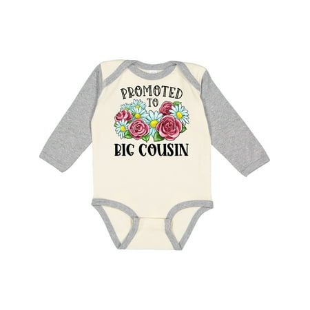 Inktastic Promoted to Big Cousin with Flowers Gift Baby Boy or Baby Girl Long Sleeve Bodysuit
Inktastic Promoted to Big Cousin with Flowers Gift Baby Boy or Baby Girl Long Sleeve Bodysuit