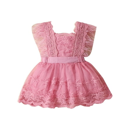 Arvbitana Toddler Girls Summer Lace Floral Dress Feather Sleeve Princess Clothes for Festival Party
Arvbitana Toddler Girls Summer Lace Floral Dress Feather Sleeve Princess Clothes for Festival Party