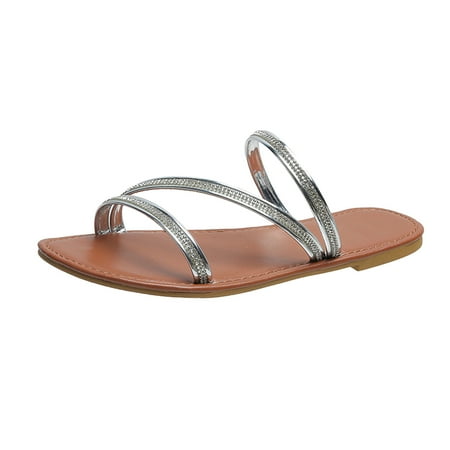 nsendm Platform Sandals for Women Size 9 Fashion Ladies Rhinestone Color Cross Strap Solid Cat Sandals for Women Silver 9.5
nsendm Platform Sandals for Women Size 9 Fashion Ladies Rhinestone Color Cross Strap Solid Cat Sandals for Women Silver 9.5