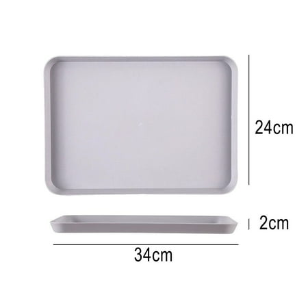 Rectangular Serving Tray Anti Slip Scratch Resistant Plastic Food Serving Tray
Rectangular Serving Tray Anti Slip Scratch Resistant Plastic Food Serving Tray