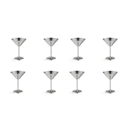 Stainless Steel Martini Glasses 8 8 Oz Metal Cocktail Glasses Unbreakable Durable Mirror Finish
Stainless Steel Martini Glasses 8 8 Oz Metal Cocktail Glasses Unbreakable Durable Mirror Finish