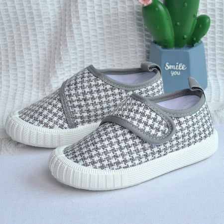 Boys Girls Lightweight Comfy Shoes Hook And Loop Outdoor Non Slip Walking Sneakers For Toddler Kids Children Spring And Summer