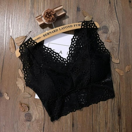 Clearance Sale Fashion New Ladies Sexy Lace Deep V-Neck Solid Color Flowers Hollow Lace Hem Vest Detachable Chest Pad Tops
Clearance Sale Fashion New Ladies Sexy Lace Deep V-Neck Solid Color Flowers Hollow Lace Hem Vest Detachable Chest Pad Tops
