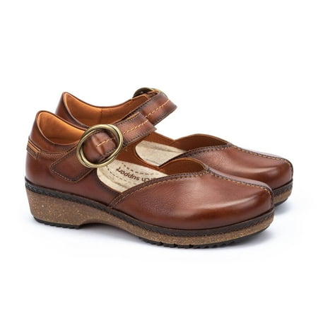 Pikolinos Women s Granada Mary Jane Cuero (leather brown) - W0W-4837-CUERO