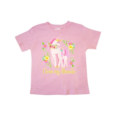 Inktastic I Love My Abuela Unicorn with Pink and Yellow Flowers Gift Toddler Boy or Toddler Girl T-Shirt
Inktastic I Love My Abuela Unicorn with Pink and Yellow Flowers Gift Toddler Boy or Toddler Girl T-Shirt