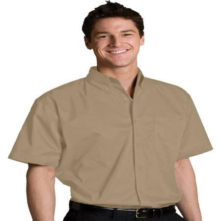 Edwards Garment Men's Big And Tall Short Sleeve Button Down Shirt, Style 1740