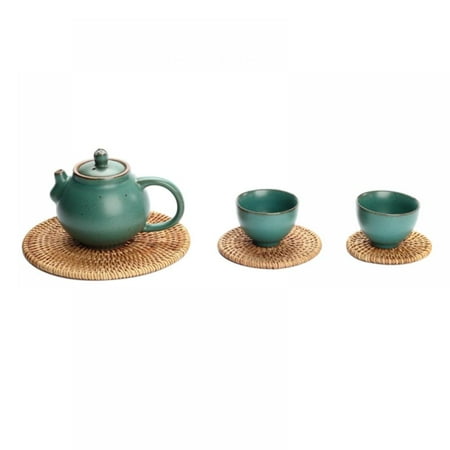 Forzero New Kitchen Placemats Insulation Cup Mats Table Padding Bowl Pad Rattan Coasters Round Braided Rattan Coasters Drink Table Pads Placemats Teacup Coasters Mats
Forzero New Kitchen Placemats Insulation Cup Mats Table Padding Bowl Pad Rattan Coasters Round Braided Rattan Coasters Drink Table Pads Placemats Teacup Coasters Mats