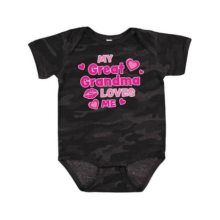 Inktastic Valentine s Day My Great Grandma Loves Me Hearts and Lips Gift Baby Boy or Baby Girl Bodysuit
Inktastic Valentine s Day My Great Grandma Loves Me Hearts and Lips Gift Baby Boy or Baby Girl Bodysuit