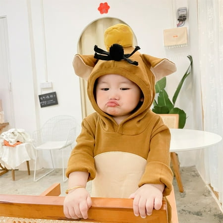 Aayomet Rompers Baby Boy Baby Girl Boy Long Sleeve Sweater Romper Stripe Plaid Bodysuit Top Xmas Clothes Brown 12-18 Months
Aayomet Rompers Baby Boy Baby Girl Boy Long Sleeve Sweater Romper Stripe Plaid Bodysuit Top Xmas Clothes Brown 12-18 Months