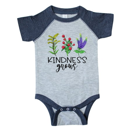 Inktastic Kindness Grows Wildflowers Gift Baby Boy or Baby Girl Bodysuit