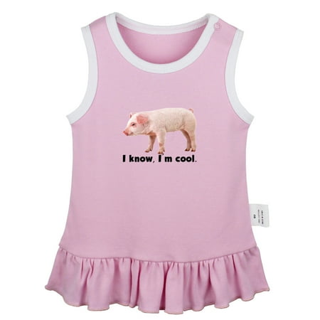 I Know I m Cool Funny Dresses For Baby Newborn Babies Animal Pig Pattern Skirts Infant Princess Dress 0-24M Kids Graphic Clothes (Pink Sleeveless Dresses 18-24 Months)
I Know I m Cool Funny Dresses For Baby Newborn Babies Animal Pig Pattern Skirts Infant Princess Dress 0-24M Kids Graphic Clothes (Pink Sleeveless Dresses 18-24 Months)
