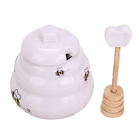 Ceramic Beehive Honey Pot and Wooden Dipper Mini,Ceramic Beehive Honey Pot with Dipper
Ceramic Beehive Honey Pot and Wooden Dipper Mini,Ceramic Beehive Honey Pot with Dipper