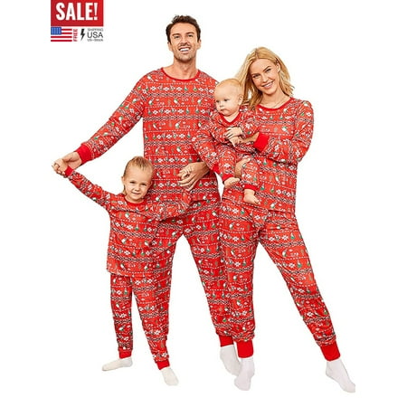 Matching Christmas Pjs for Family Xmas Print Long Sleeve Pullover Long Pants Matching Holiday Christmas Set
Matching Christmas Pjs for Family Xmas Print Long Sleeve Pullover Long Pants Matching Holiday Christmas Set