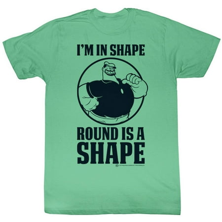 Popeye Men's In Shape T-shirt Mint