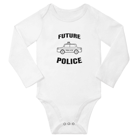 Future Police Funny Baby Long Sleeve Clothing Bodysuits Boy Girl Unisex (White 6-12M)
Future Police Funny Baby Long Sleeve Clothing Bodysuits Boy Girl Unisex (White 6-12M)
