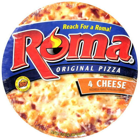 Roma 4 Cheese Pizza, 13 oz - Walmart.com