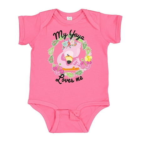 Inktastic Baby Flamingo My Yaya Loves Me with Flower Wreath Gift Baby Boy or Baby Girl Bodysuit
Inktastic Baby Flamingo My Yaya Loves Me with Flower Wreath Gift Baby Boy or Baby Girl Bodysuit