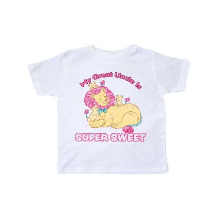 Inktastic My Great Uncle Is Super Sweet Cotton Candy Lions Gift Toddler Boy or Toddler Girl T-Shirt
Inktastic My Great Uncle Is Super Sweet Cotton Candy Lions Gift Toddler Boy or Toddler Girl T-Shirt