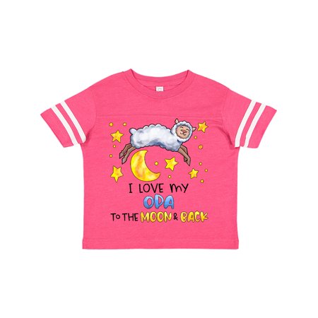 Inktastic I Love my Opa to the Moon and Back Cute Sheep Gift Toddler Boy or Toddler Girl T-Shirt
Inktastic I Love my Opa to the Moon and Back Cute Sheep Gift Toddler Boy or Toddler Girl T-Shirt