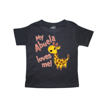 Inktastic My Abuela Loves me- cute giraffe Gift Toddler Boy or Toddler Girl T-Shirt
Inktastic My Abuela Loves me- cute giraffe Gift Toddler Boy or Toddler Girl T-Shirt