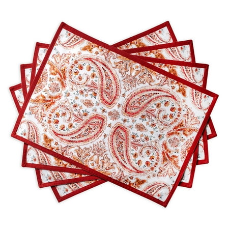Maison d Hermine Orient 100% Cotton Set of 4 Placemats for Dining Table Kitchen Wedding Everyday Use Dinner Parties (13 Inch by 19 Inch)
Maison d Hermine Orient 100% Cotton Set of 4 Placemats for Dining Table Kitchen Wedding Everyday Use Dinner Parties (13 Inch by 19 Inch)