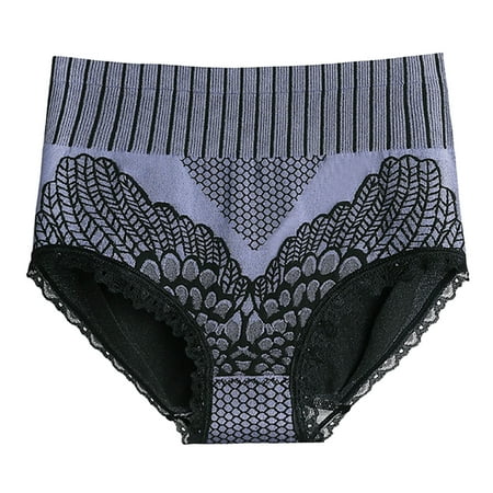 Fusipu Briefs Flower Print Seamless Nylon Stretchy Tummy Control Panties for Women
Fusipu Briefs Flower Print Seamless Nylon Stretchy Tummy Control Panties for Women