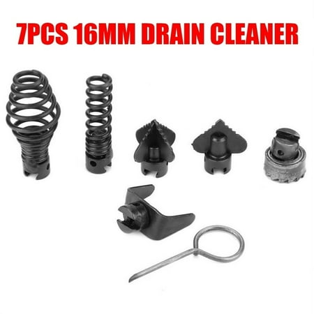 7Pcs Drain Cleaner Cutter Set 16mm Dredging Tools Combination Spring Cutter Head
7Pcs Drain Cleaner Cutter Set 16mm Dredging Tools Combination Spring Cutter Head