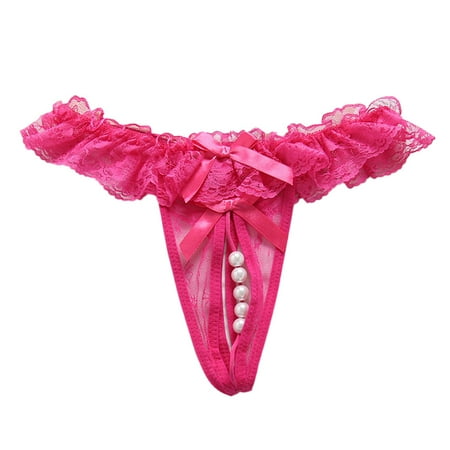 Juebong Women s Underwear Deals Clearance Under $5 Open Lace Crotch Thong Mesh Pearl Massage Women Sexy Temptation Pants Hot Pink One Size
Juebong Women s Underwear Deals Clearance Under $5 Open Lace Crotch Thong Mesh Pearl Massage Women Sexy Temptation Pants Hot Pink One Size