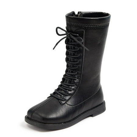 Ferndule Girl Plush Lining Winter Knee High Shoes Dress Casual Leather Boots Non-Slip Waterproof Riding Boot Black Plush Lining 11.5C
Ferndule Girl Plush Lining Winter Knee High Shoes Dress Casual Leather Boots Non-Slip Waterproof Riding Boot Black Plush Lining 11.5C