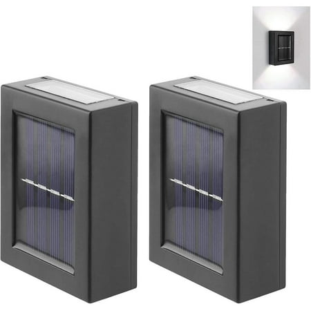 2 Pcs LED Solar Lamp Outdoor Solar Wall Light Up Down Wall Lamp Path Stairs Garden Decorative Street Lights
2 Pcs LED Solar Lamp Outdoor Solar Wall Light Up Down Wall Lamp Path Stairs Garden Decorative Street Lights