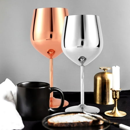 304 Stainless Steel Wine Glass Goblets Champagne Goblet Glasses Whiskey Cup Silver Gold 2 Pack
304 Stainless Steel Wine Glass Goblets Champagne Goblet Glasses Whiskey Cup Silver Gold 2 Pack