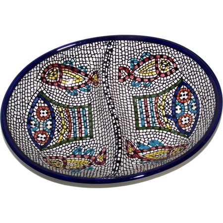 Double Dish Tabgha Ceramic Serving Snack Dish (7.5 Inches) - Asfour Outlet Trademark
Double Dish Tabgha Ceramic Serving Snack Dish (7.5 Inches) - Asfour Outlet Trademark