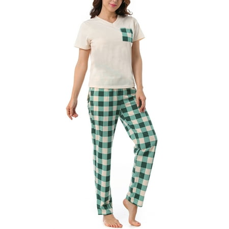 Unique Bargains Womens V-Neck Nightwear with Pants Loungewear Pajama Sleepwear Sets
Unique Bargains Womens V-Neck Nightwear with Pants Loungewear Pajama Sleepwear Sets