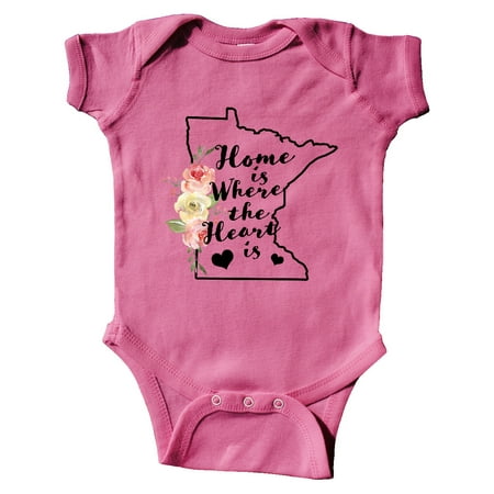 Inktastic Minnesota Home is Where the Heart is with Watercolor Floral Gift Baby Boy or Baby Girl Bodysuit
Inktastic Minnesota Home is Where the Heart is with Watercolor Floral Gift Baby Boy or Baby Girl Bodysuit