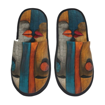 Noikeo Abstract Colorful Duality Pattern Cozy Slippers Indoor for Women and Mens Fuzzy House Shoes Soft Plush Warm Slip-on Slippers-Large
Noikeo Abstract Colorful Duality Pattern Cozy Slippers Indoor for Women and Mens Fuzzy House Shoes Soft Plush Warm Slip-on Slippers-Large