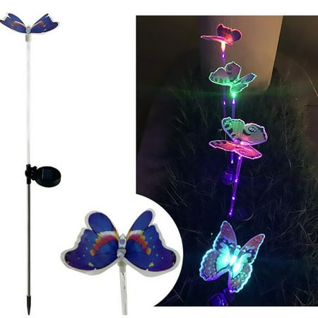 Mittory Gift for Women Men Solar Light Led Garden Light Butterfly Garden Waterproof Lawn Light