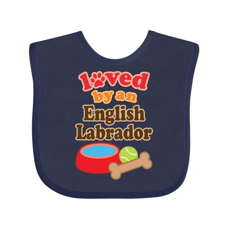 Inktastic English Labrador Dog Lover Gift Baby Boy or Baby Girl Bib